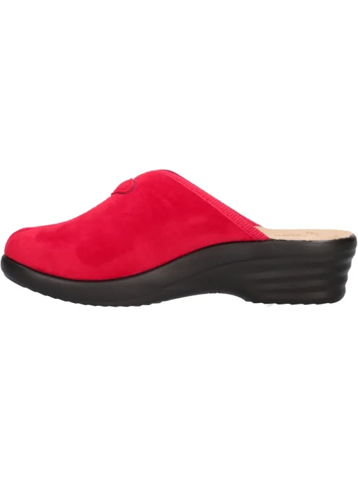 Ciabatta con zeppa Fly Flot da donna rossa