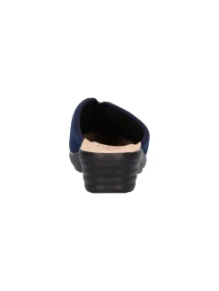 Ciabatta con zeppa Fly Flot da donna nera