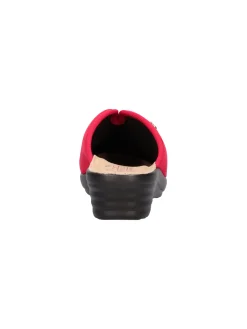 Ciabatta con zeppa Fly Flot da donna rossa