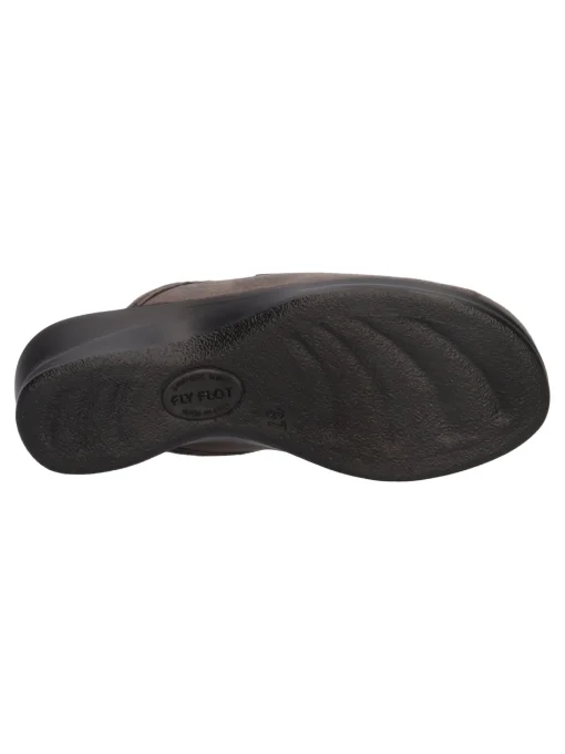 Ciabatta con zeppa Fly Flot da donna grigia