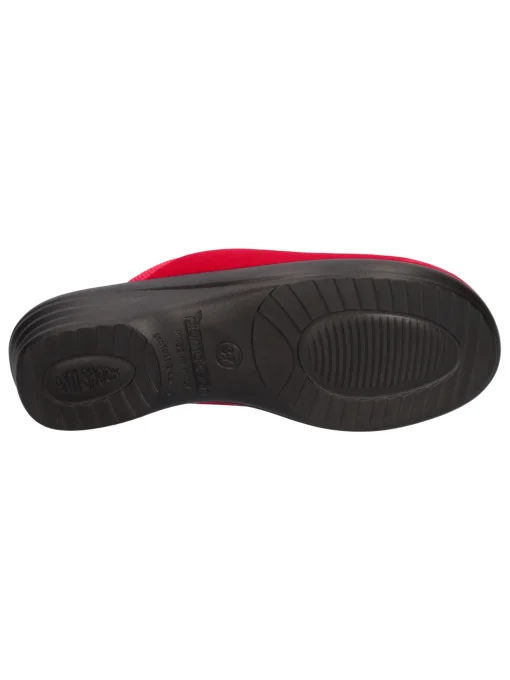 Ciabatta con zeppa Fly Flot da donna rossa
