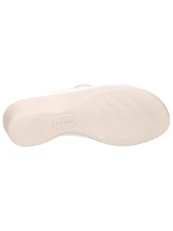 Ciabatta con zeppa Fly Flot da donna bianca