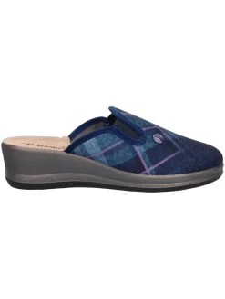 Ciabatta con zeppa Inblu da donna blu