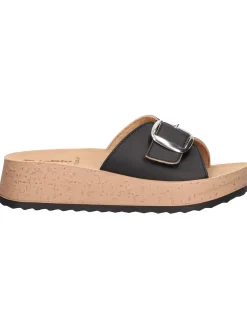 Ciabatta con zeppa Inblu da donna nera