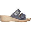Ciabatta con zeppa Inblu da donna blu