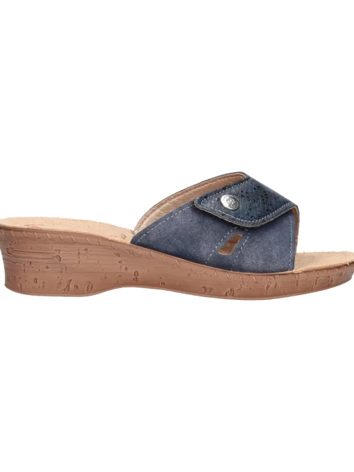 Ciabatta con zeppa Inblu da donna blu