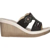 Ciabatta con zeppa Inblu da donna nera