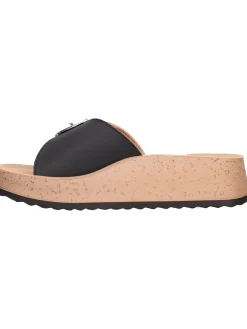 Ciabatta con zeppa Inblu da donna nera