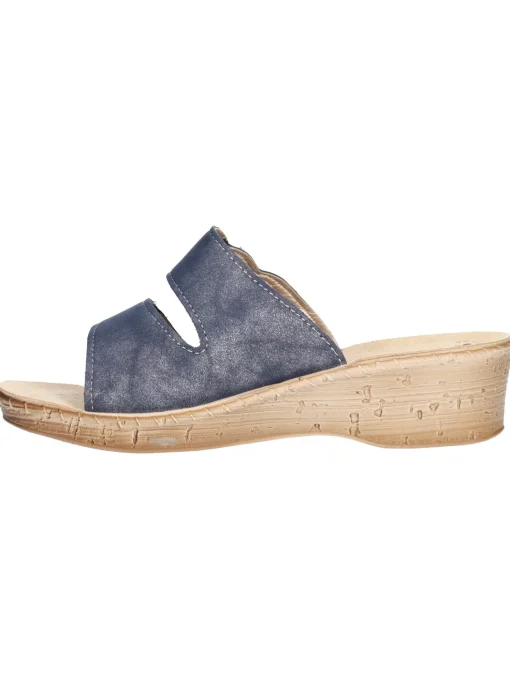 Ciabatta con zeppa Inblu da donna blu