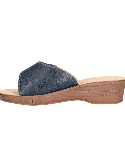 Ciabatta con zeppa Inblu da donna blu