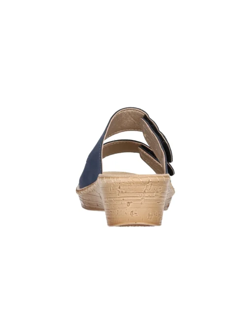 Ciabatta con zeppa Inblu da donna blu