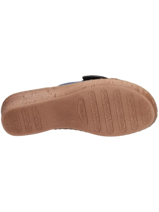 Ciabatta con zeppa Inblu da donna blu