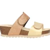 Ciabatta con zeppa Melluso Walk da donna platino