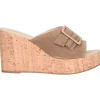 Ciabatta con zeppa Nero Giardini da donna taupe