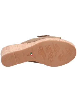 Ciabatta con zeppa Nero Giardini da donna taupe