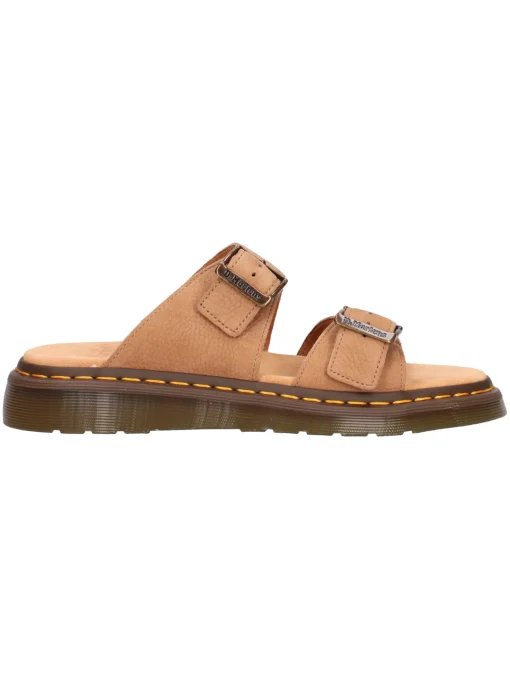 Ciabatta Dr martens Josef Tumbled da uomo cuoio