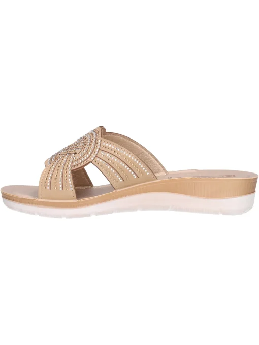 Ciabatta Inblu da donna beige