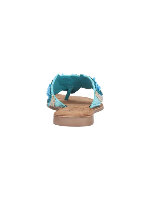 Ciabatta infradito Alma Blue da donna turchese