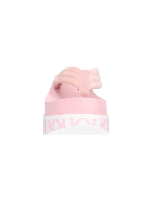 Ciabatta infradito con zeppa KBK da donna rosa
