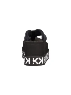 Ciabatta infradito con zeppa KBK da donna nera