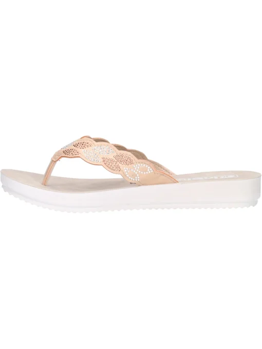 Ciabatta infradito Inblu da donna beige