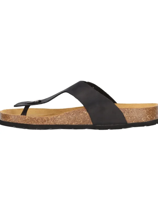 Ciabatta infradito Lumberjack Flint da uomo nera