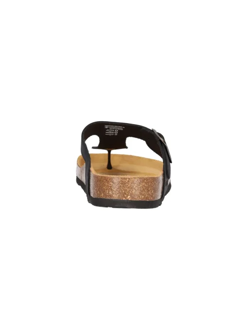 Ciabatta infradito Lumberjack Flint da uomo nera