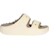 Ciabatta invernale Crocs Classic Cozzy da donna beige