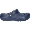 Ciabatta invernale Crocs da bambino blu