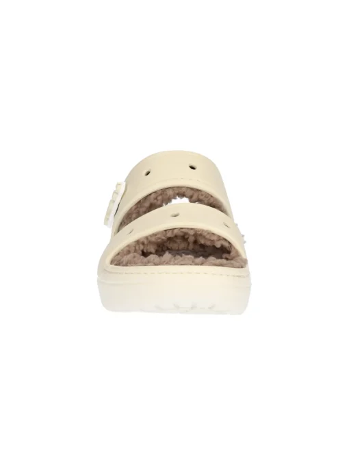 Ciabatta invernale Crocs Classic Cozzy da donna beige