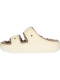 Ciabatta invernale Crocs Classic Cozzy da donna beige