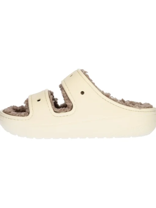 Ciabatta invernale Crocs Classic Cozzy da donna beige