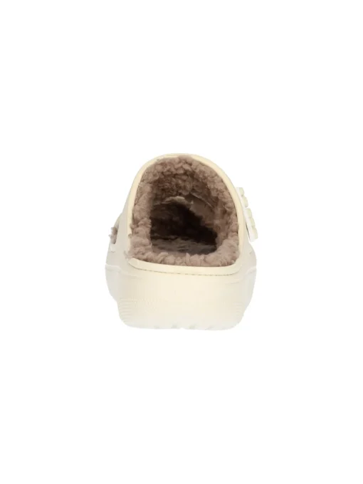 Ciabatta invernale Crocs Classic Cozzy da donna beige