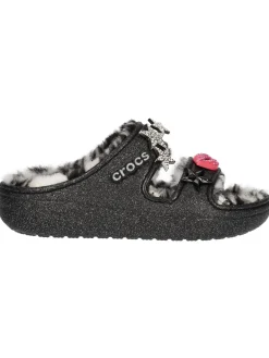 Ciabatta platform Crocs Classic Cozzy da donna nera