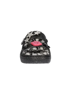 Ciabatta platform Crocs Classic Cozzy da donna nera