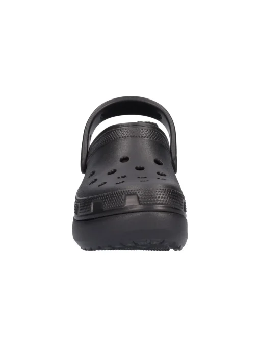 Ciabatta platform Crocs Classic da donna nera