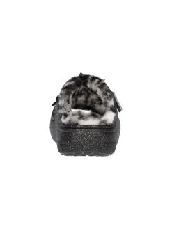 Ciabatta platform Crocs Classic Cozzy da donna nera