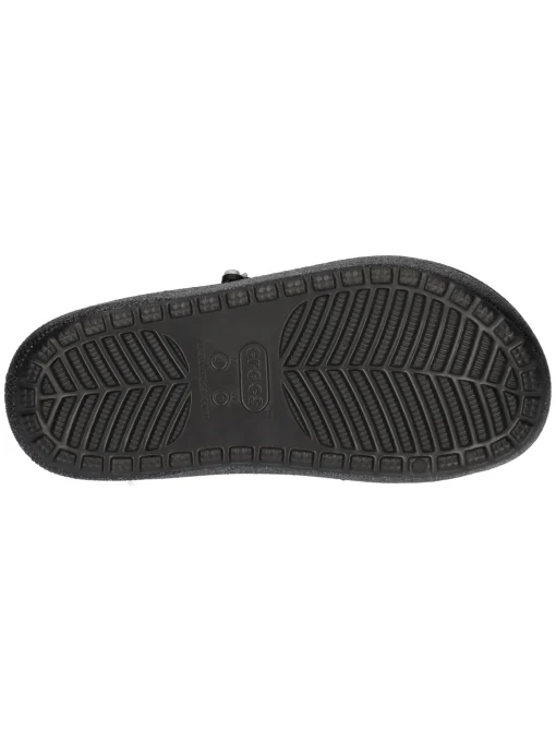 Ciabatta platform Crocs Classic Cozzy da donna nera