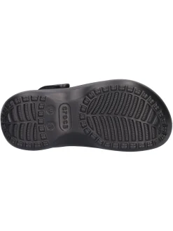Ciabatta platform Crocs Classic da donna nera