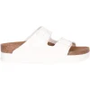 Ciabatta platform Papillio Vegan by Birkenstock Arizona da donna bianca
