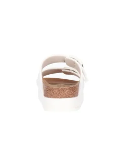 Ciabatta platform Papillio Vegan by Birkenstock Arizona da donna bianca