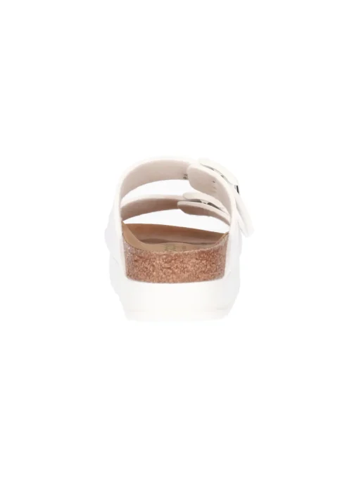 Ciabatta platform Papillio Vegan by Birkenstock Arizona da donna bianca