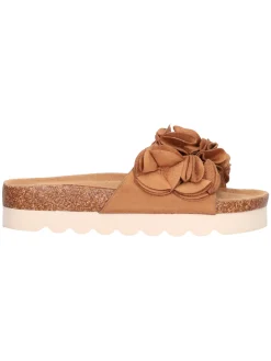 Ciabatta platform Refresh da donna cuoio