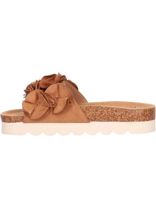 Ciabatta platform Refresh da donna cuoio