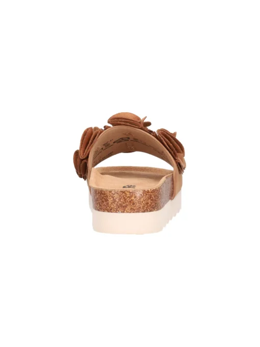 Ciabatta platform Refresh da donna cuoio