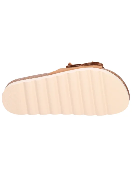 Ciabatta platform Refresh da donna cuoio