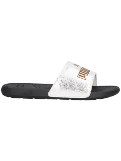 Ciabatta Puma Cool Cat da donna argento