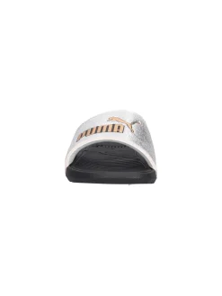 Ciabatta Puma Cool Cat da donna argento