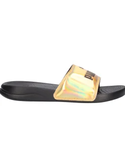 Ciabatta Puma Popcat da donna oro