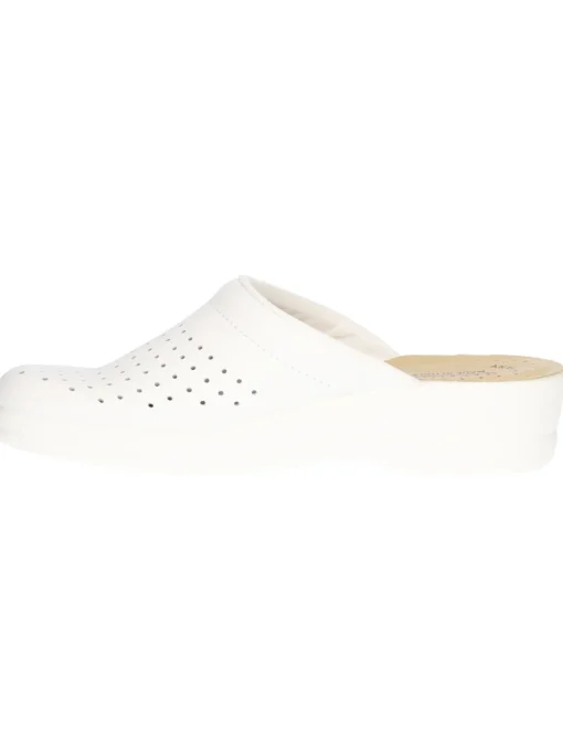 Ciabatta sanitaria Fly Flot da donna bianca
